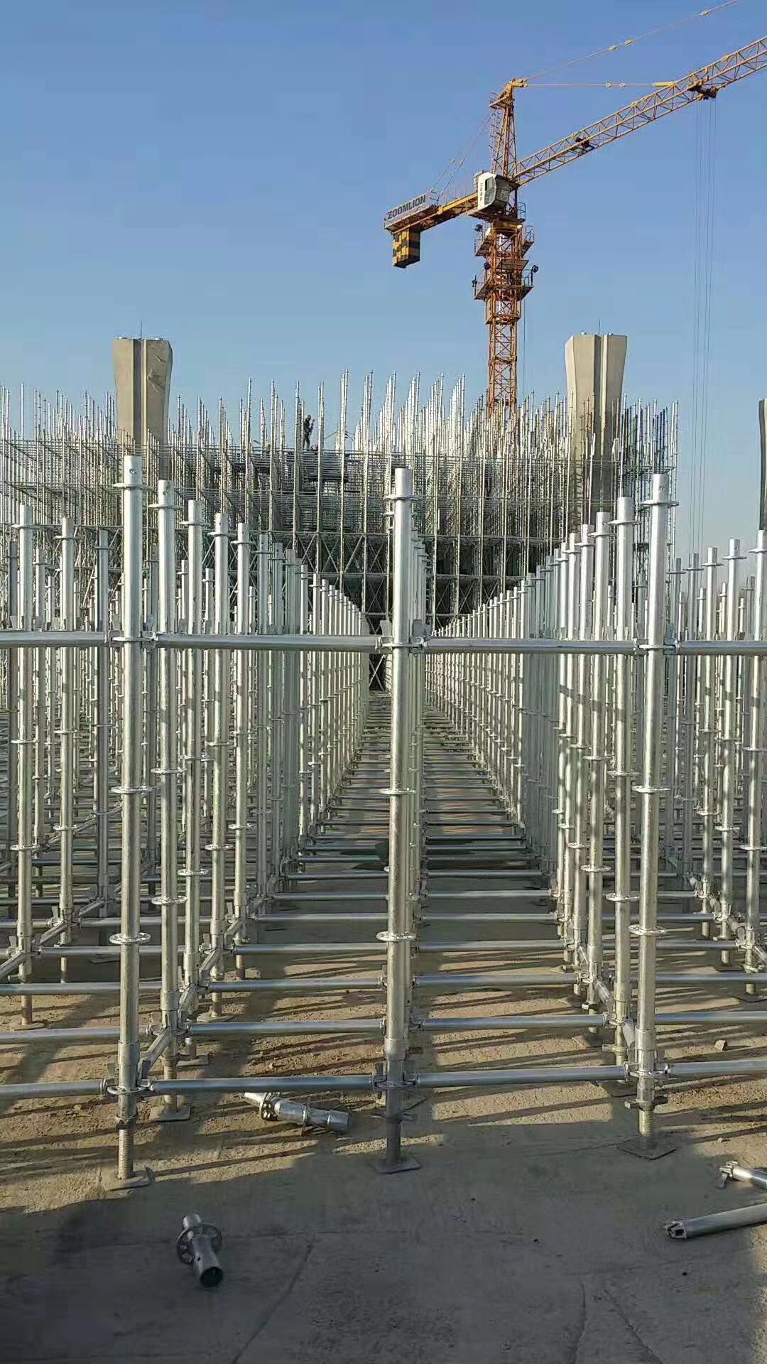 盤扣腳手架租賃搭設(shè)時(shí)間需要多久？ 工期多久(圖1)